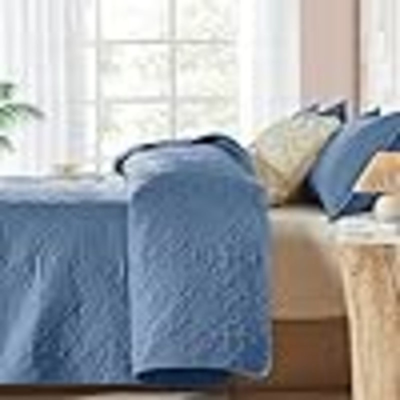 Ensemble de literie pour courtepointe pour toutes les saisons, couvre-lits légers, ensemble de couvre-lit à motif floral en microfibre de style moderne (1 courtepointe, taies décoratives)