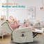 Fauteuil inclinable électrique berçant et oscillant Meetwarm-105739248