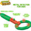 Nature Bound: détecteur de métal - vert et orange - détecteur de jouets et d'objets lumineux 29 po, poignée réglable, outil d’exploration pour l'extérieur, enfants de 6 ans et plus