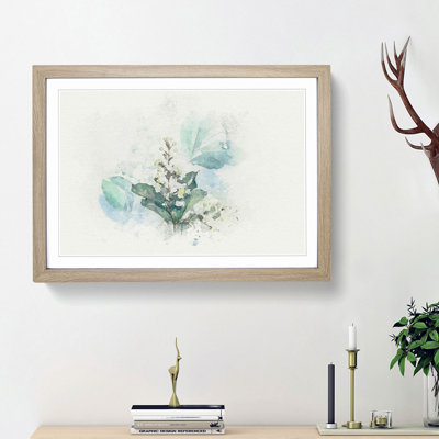 Layers of Spring Flowers in Abstract - Picture Frame Graphic Art Print