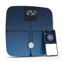 NOERDEN - Smart Body Scale Minimi - Scale for Body Weight with Step-On  Technology, Bluetooth, LED Display, Tempered Glass, BIA Advanced  Technology, 4
