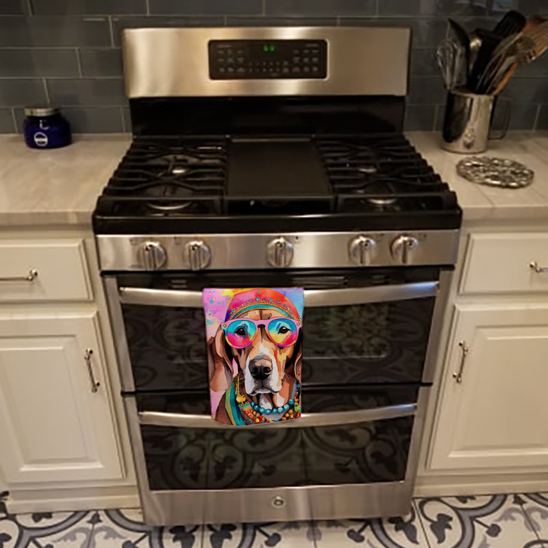 Serviette de cuisine Weimaraner Hippie Dawg