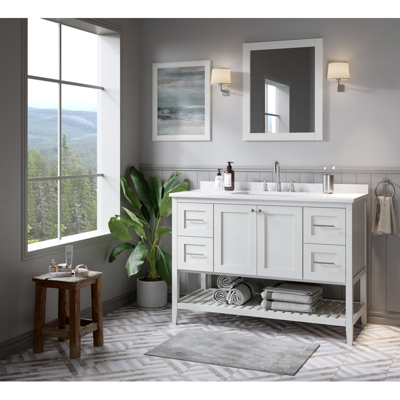Chrisna 49'' Single Bathroom Vanity with Top