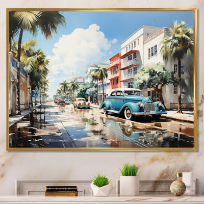 " Beige Blue Miami Beach Miami "