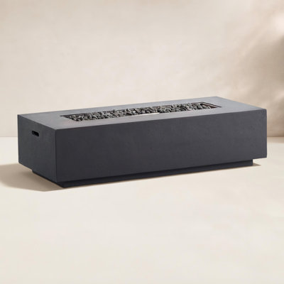 Belle Concrete Outdoor Fire Table with Tank