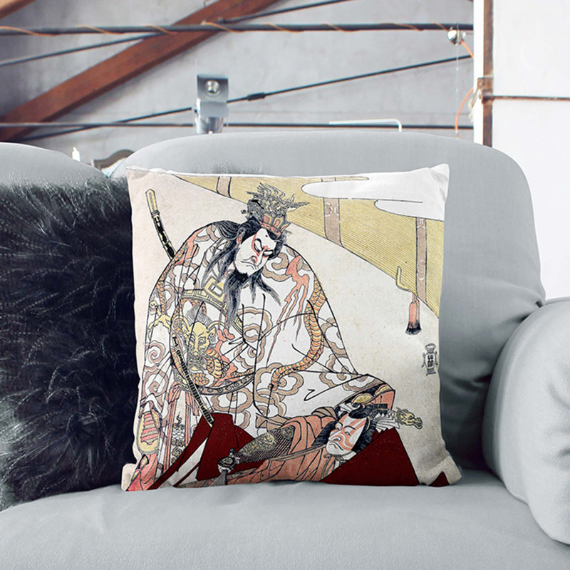 Square Throw Cushion, White, 40cm H x 40cm W x 15cm D