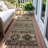 Claritha Brown Washable Indoor-Outdoor Rug - -1190354522