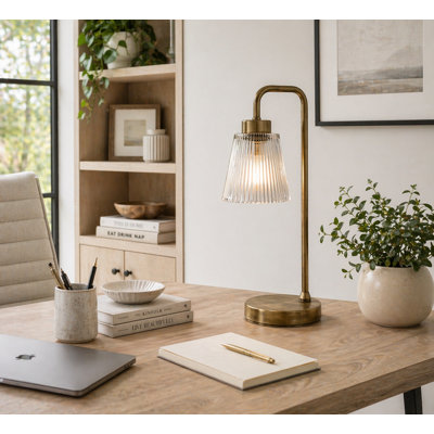 Aubriahna Metal Arched Lamp