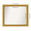 Townhouse Gold Non-Beveled Bathroom Wall Mirror-1016737326