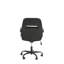 Chaise de bureau en similicuir noir