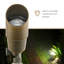 Projecteur décoratif avec ampoule MR16 en laiton massif vieilli East Grove Home Amped Landscape Lighting-127419954-127419956