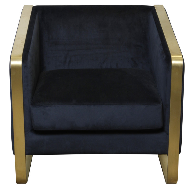 Chaise avec accoudoirs en polyester 31,8 po