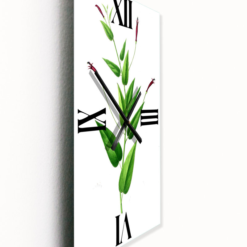 Vintage London Plants VII - Horloge murale traditionnelle, Grand