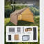 Cabin Hot Tent With Stove Jack Lightweight Waterproof 2 Persons Camping