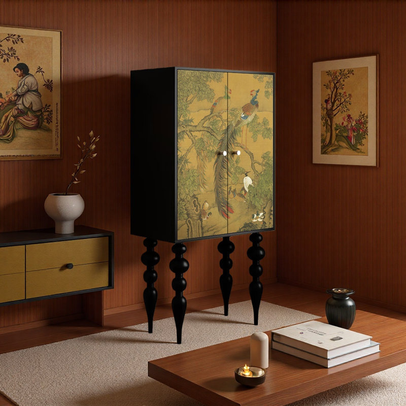 Armoire de rangement de style chinois