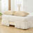 Cotton Ruffles Wrap Around Bed Skirts 17" Drop with Adjustable Elastic-135243474-135243472