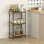 Bamboo, Steel Freestanding Bathroom Shelves