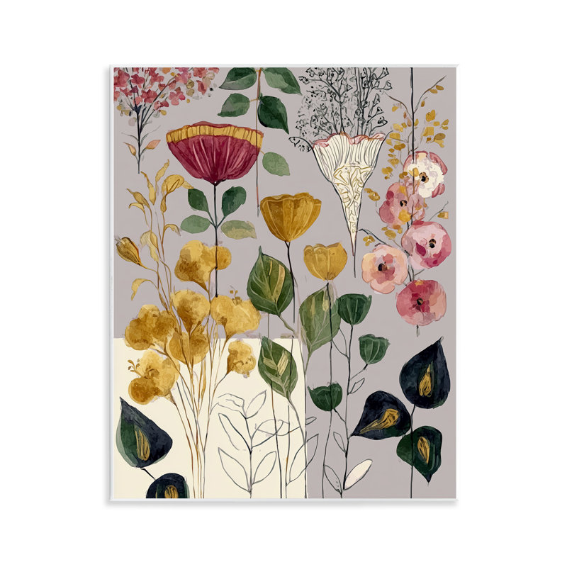 Plaque murale feuillage Playful Assumption, design par Annabelle Hall
