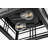 Harley 11 inch Outdoor Flush Mount in Black