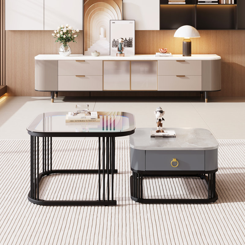Allyse 2 - Piece Living Room Table Set