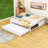 Dovber Twin Size Wooden Daybed with Trundle-868705218