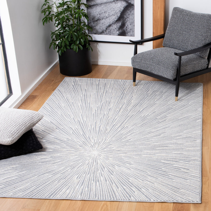 Tapis abstrait Wess Performance, Rectangle 4 pi 5 po x 6 pi 5 po