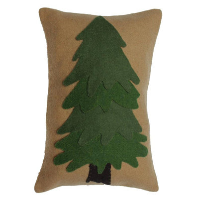 Evergreen Tree Pillow 8"X12"