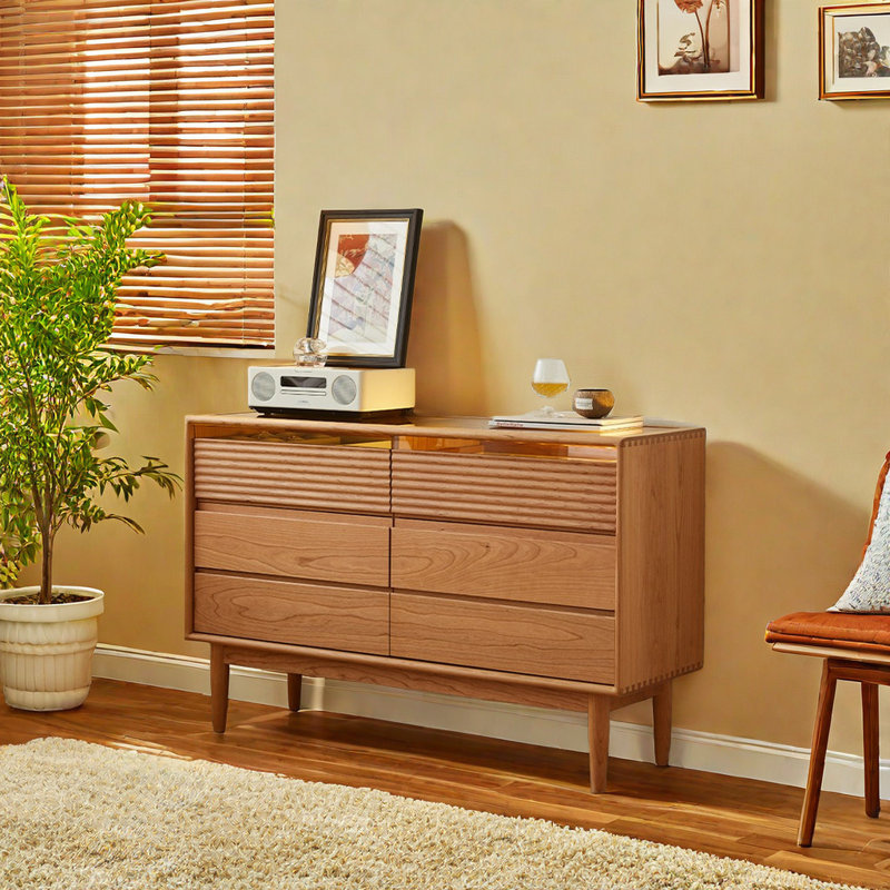 Commode d'appoint nordique de style rétro