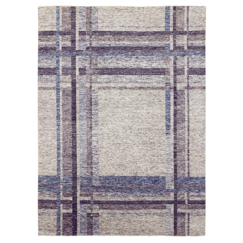 Tapis unique en laine noué à la main 9 pi 0 po x 12 pi 1 po nouvel âge Annotto