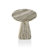 Fulcher Natural Stone 18" W Pedestal End Table-2134007115