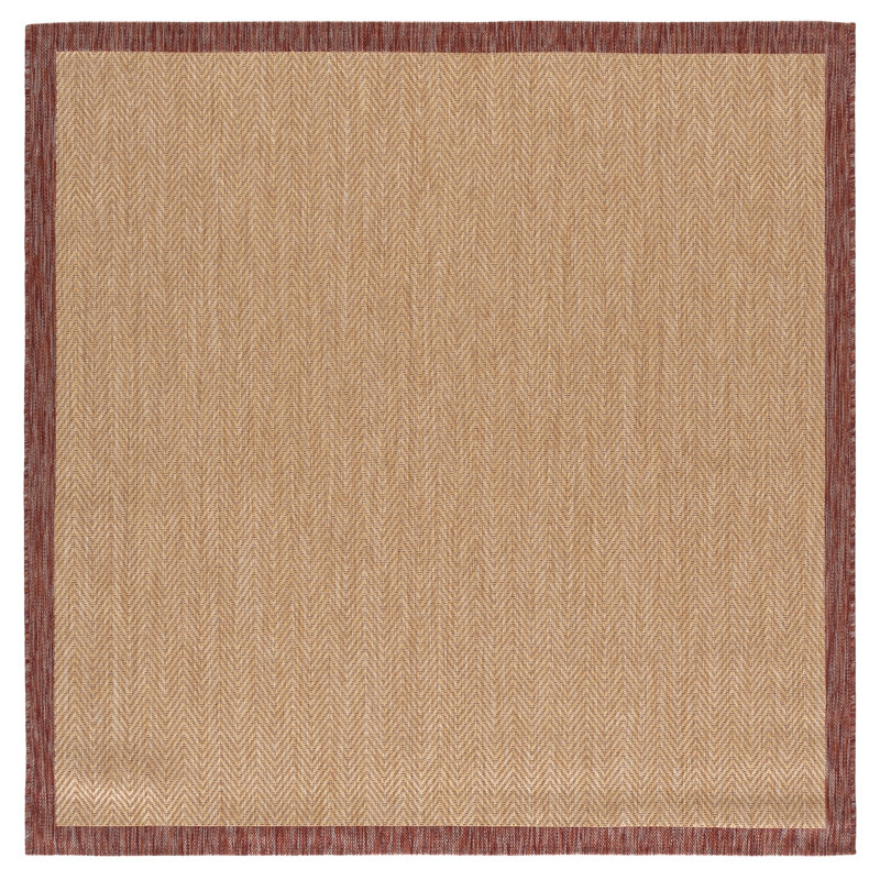 Tapis d'intérieur à chevrons Courtyard Performance, 6'-7" x 6'-7" Square