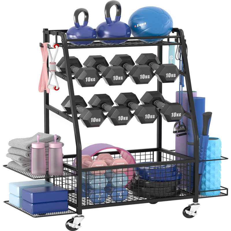 Metal Freestanding Multi-Use Sports Rack