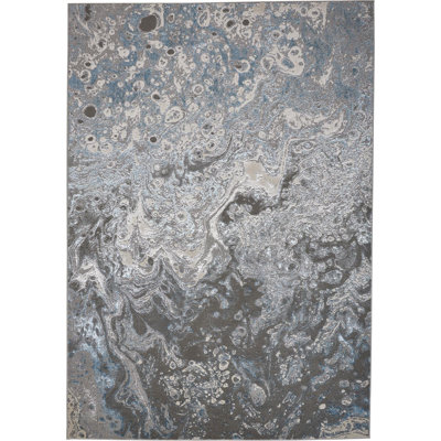 Tapis gris Slaton