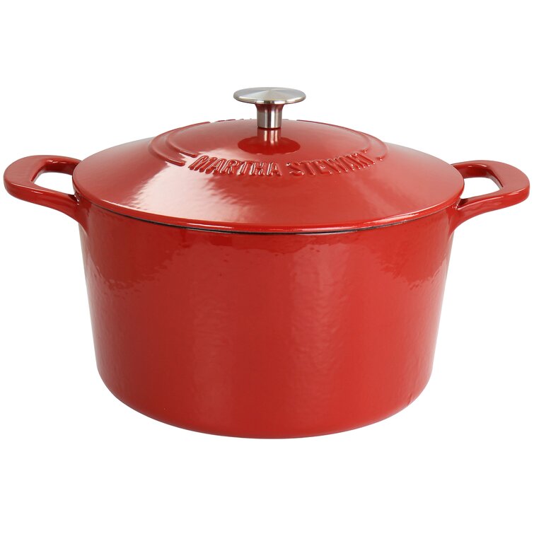 https://assets.wfcdn.com/im/94250562/resize-h755-w755%5Ecompr-r85/1949/194999017/Martha+Stewart+Enameled+Cast+Iron+7+Quart+Dutch+Oven+With+Lid+In+Red.jpg