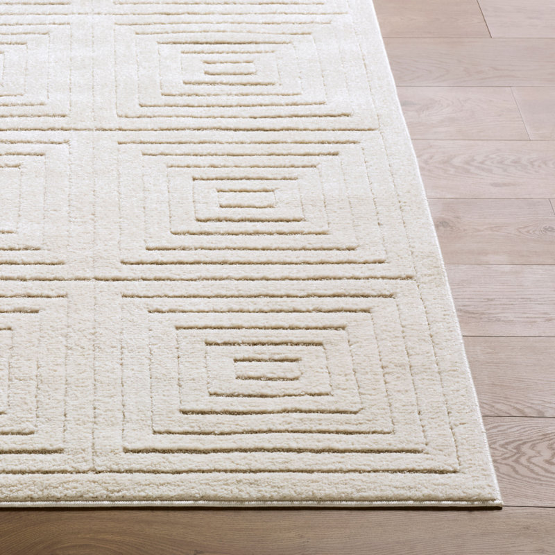 Rachel Zoe X Livabliss The Studio Edit Machine Woven Rug, Rectangle 2' x 2'11", Cream