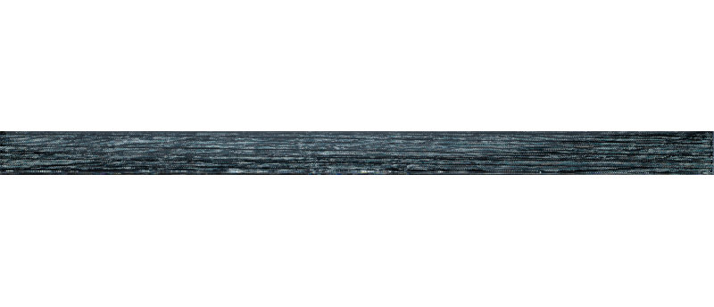 Cosmos 1" x 12" Glass Wall Tile, Black