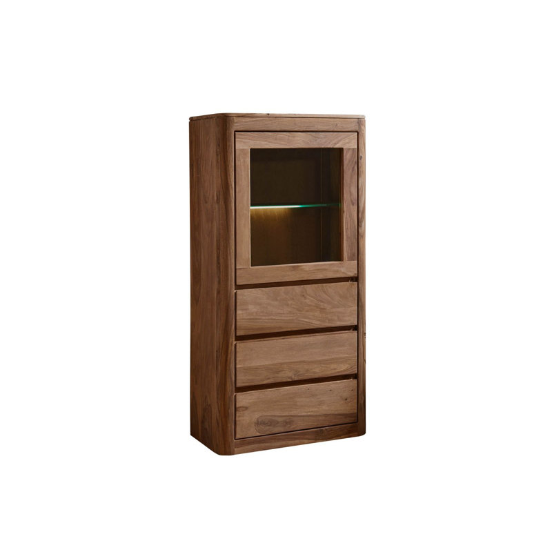 Toronto Display Cabinet, Smoked Cherry