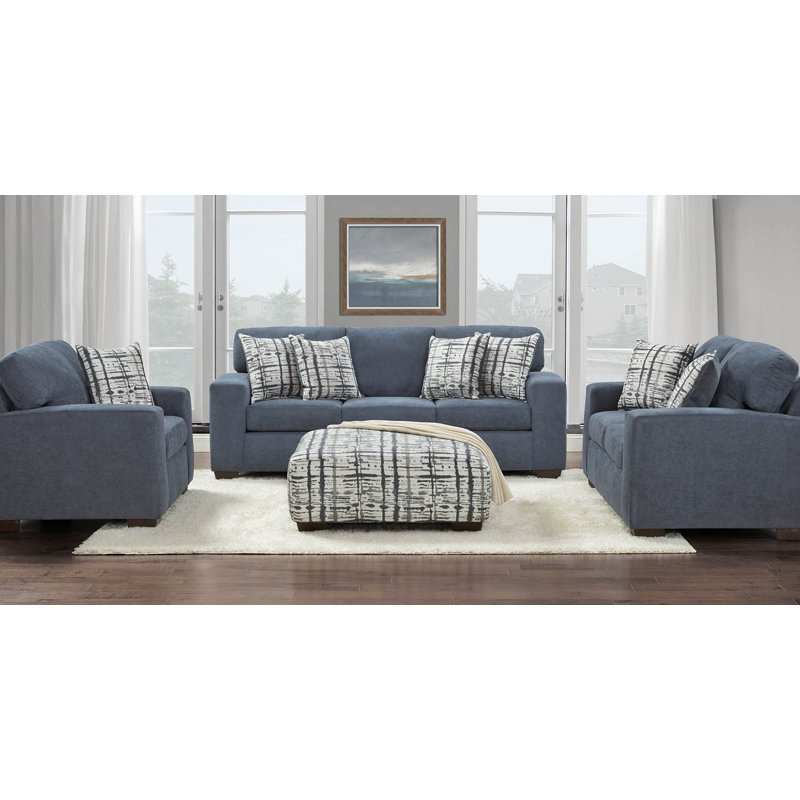 Avalon Sofa, Dusk, Gray 100% Polyester