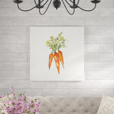 Veggie Market V Carrots by Anne Tavoletti - Wrapped Canvas Painting