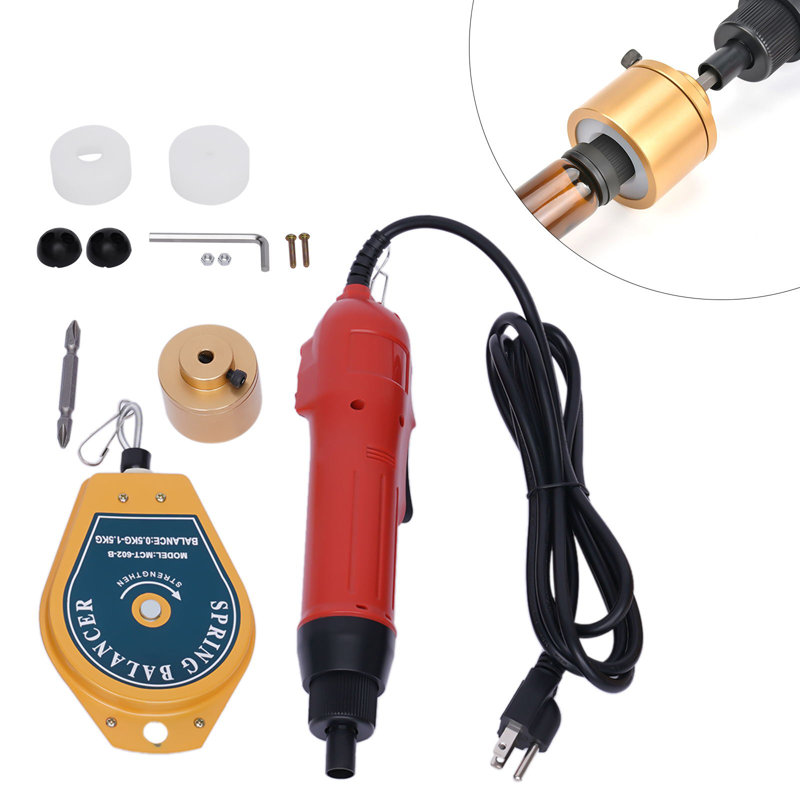 Handheld Bottle Capper Electric Bottle Capping Machine Bottle Screwing Sealing Machine For 10-30mm Round Plastic Caps