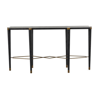 Fiona 64.5'' Solid Wood Top Console Table