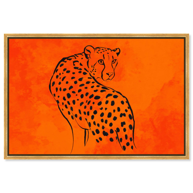 Décoration murale sauvage sauvage par Art Remedy, cadre doré, 54 x 36, H 37 po x l 55 po, Encadrement doré