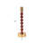 Sharma Crimson Gold Rounded Candlestick- Tall-848665787