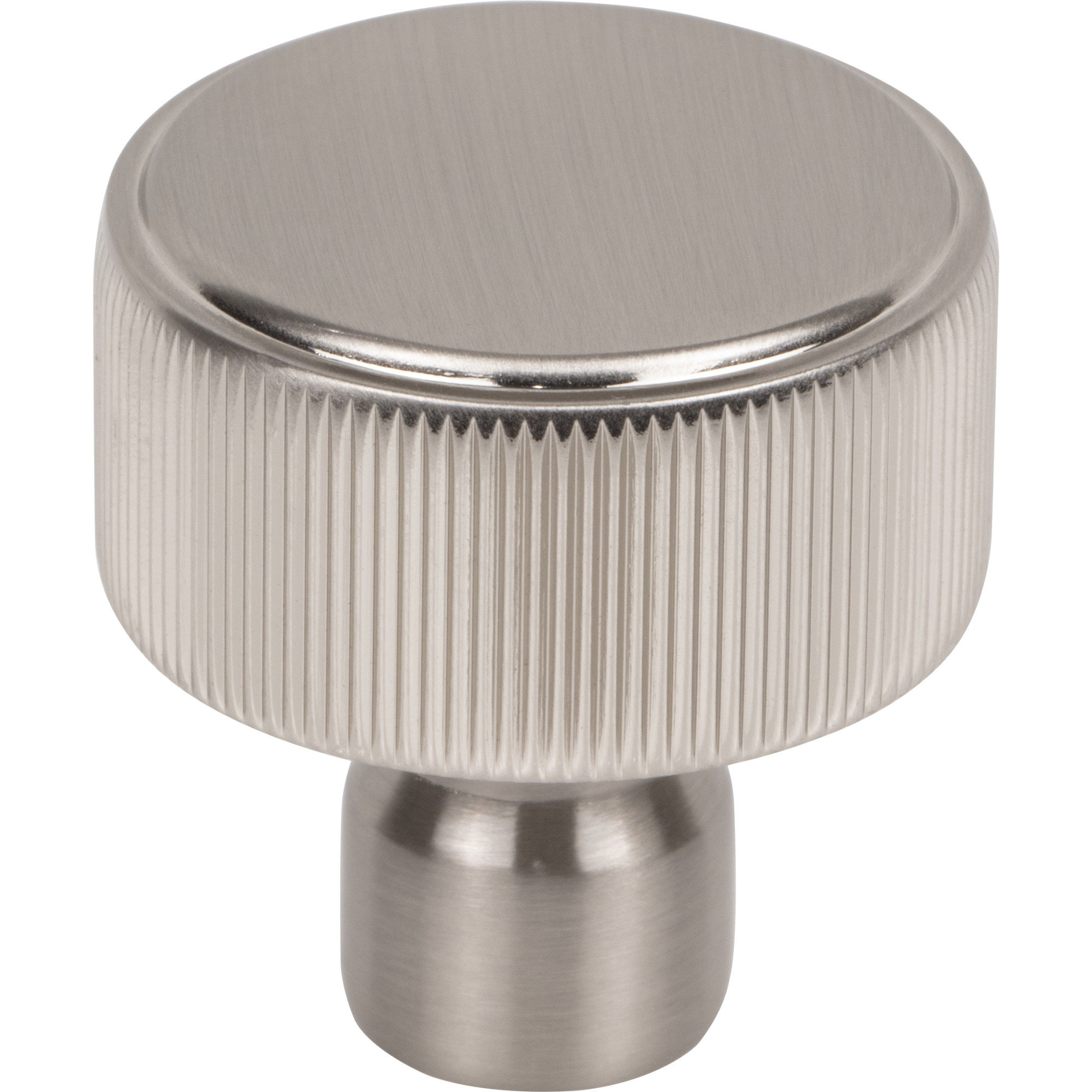 Dempsey Round Knob 1 1/4 Inch, Brushed Satin Nickel