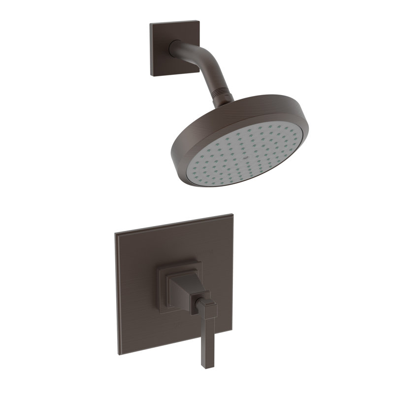 Malvina Balanced Pressure Shower Trim Set with Shower Head, English Bronze