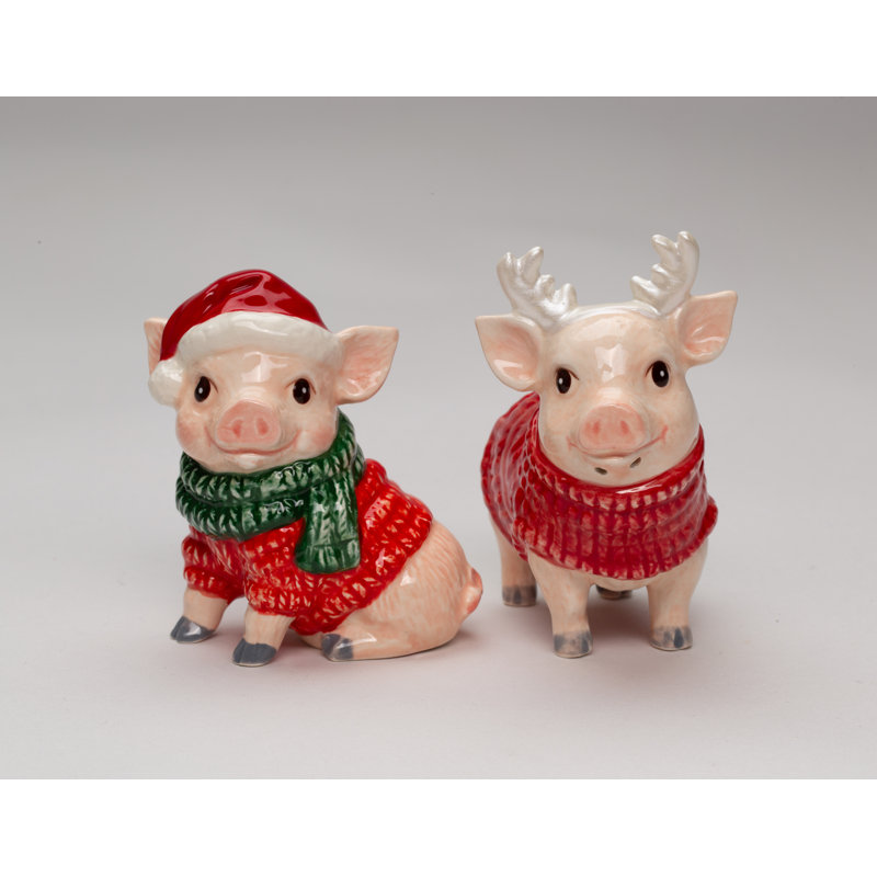 Christmas Pigs Salt And Pepper