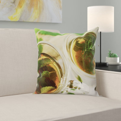 Microsuede Throw Pillow