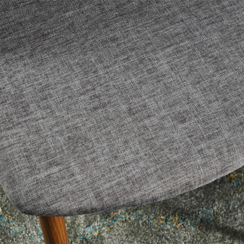 0'' H Tufted Fabric Upholstered Accent