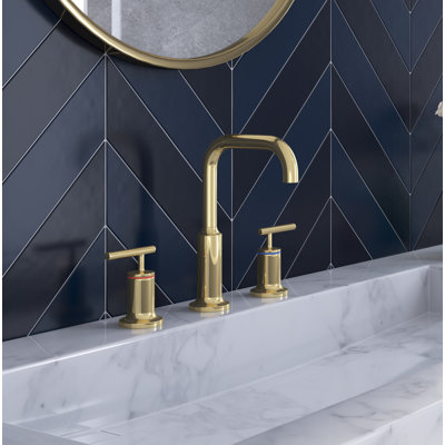 Robinet de salle de bain à large entraxe