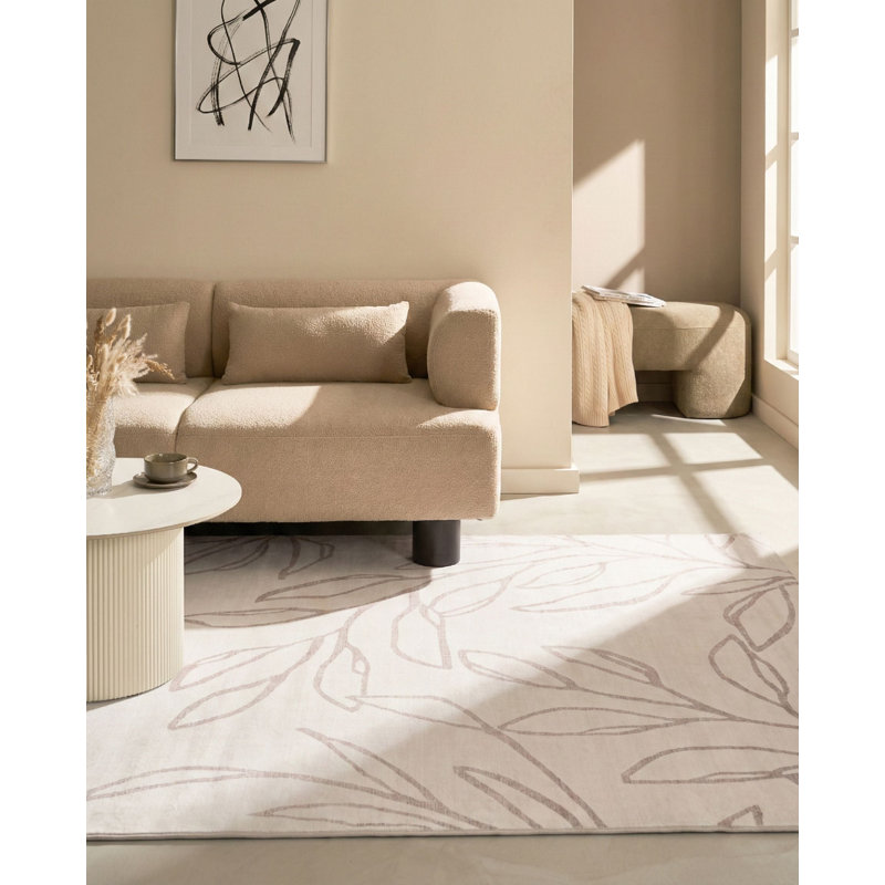 Floral Area Rug, Rectangle 200 x 300 cm
